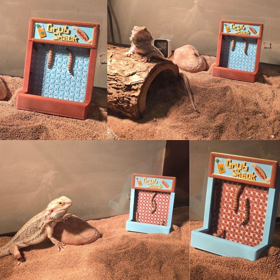 Grub Shack, Recessed Feeder,
