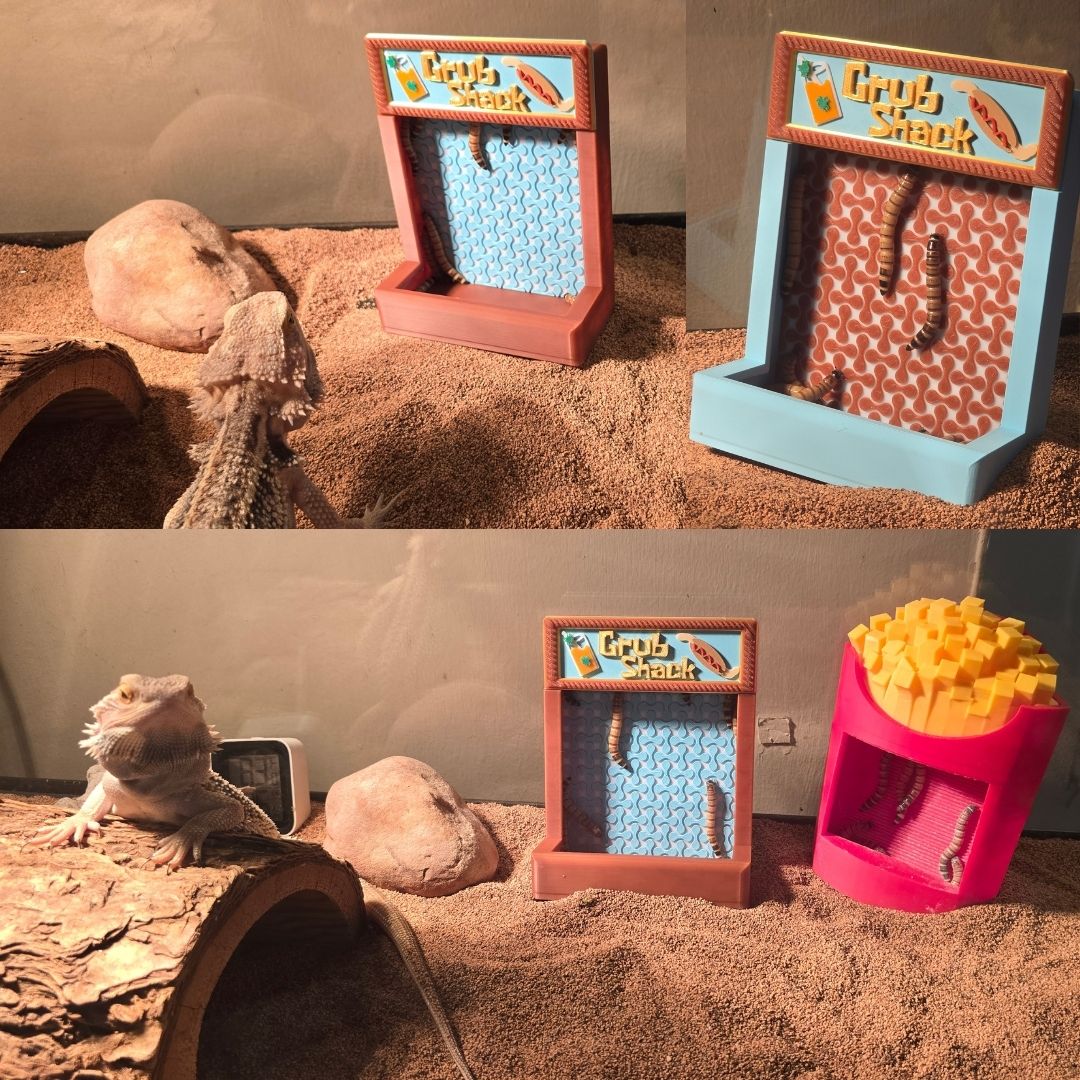 Grub Shack, Recessed Feeder,