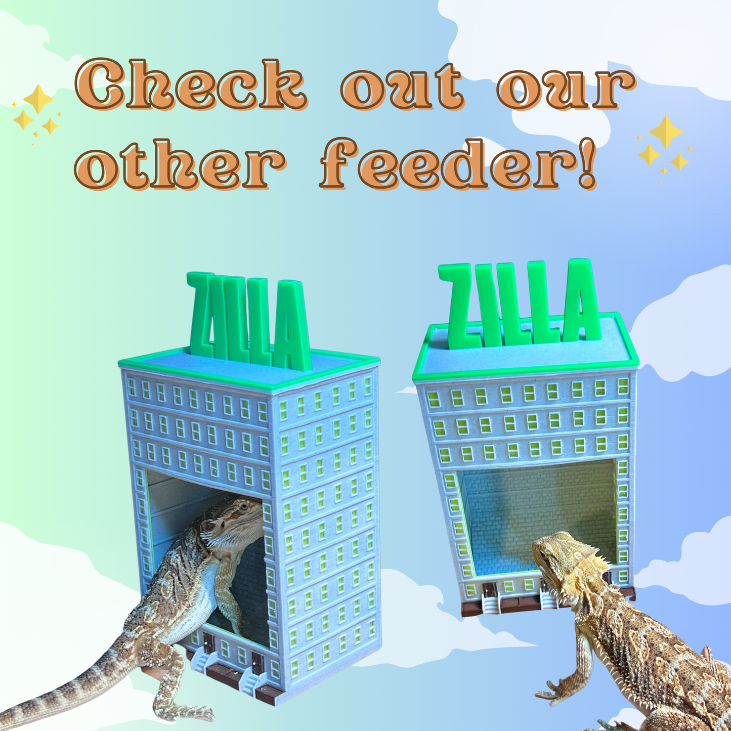 Medieval Castle Feeder for Reptiles