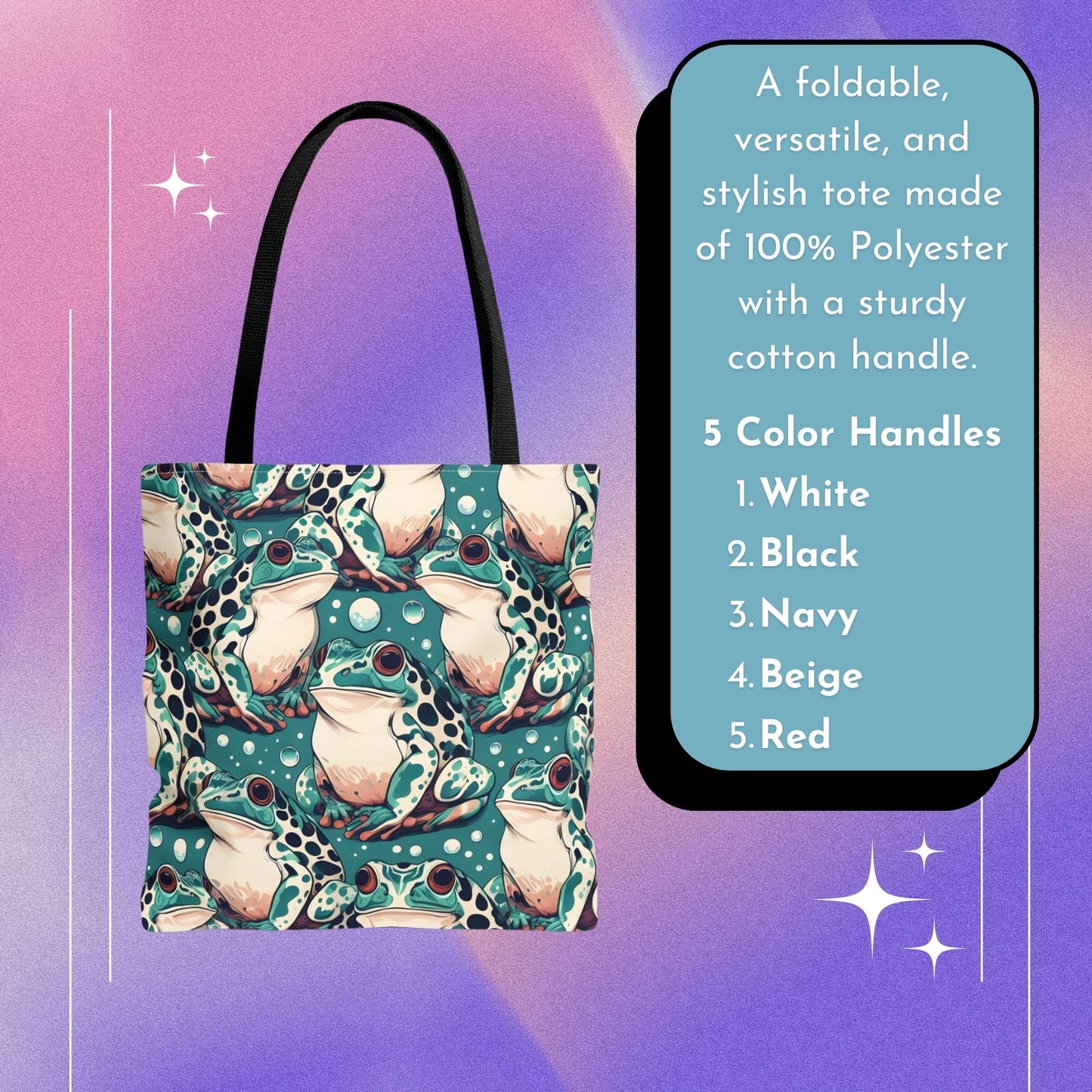 Frog Tote Bag