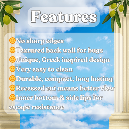 Greek Temple Feeder (Recessed)