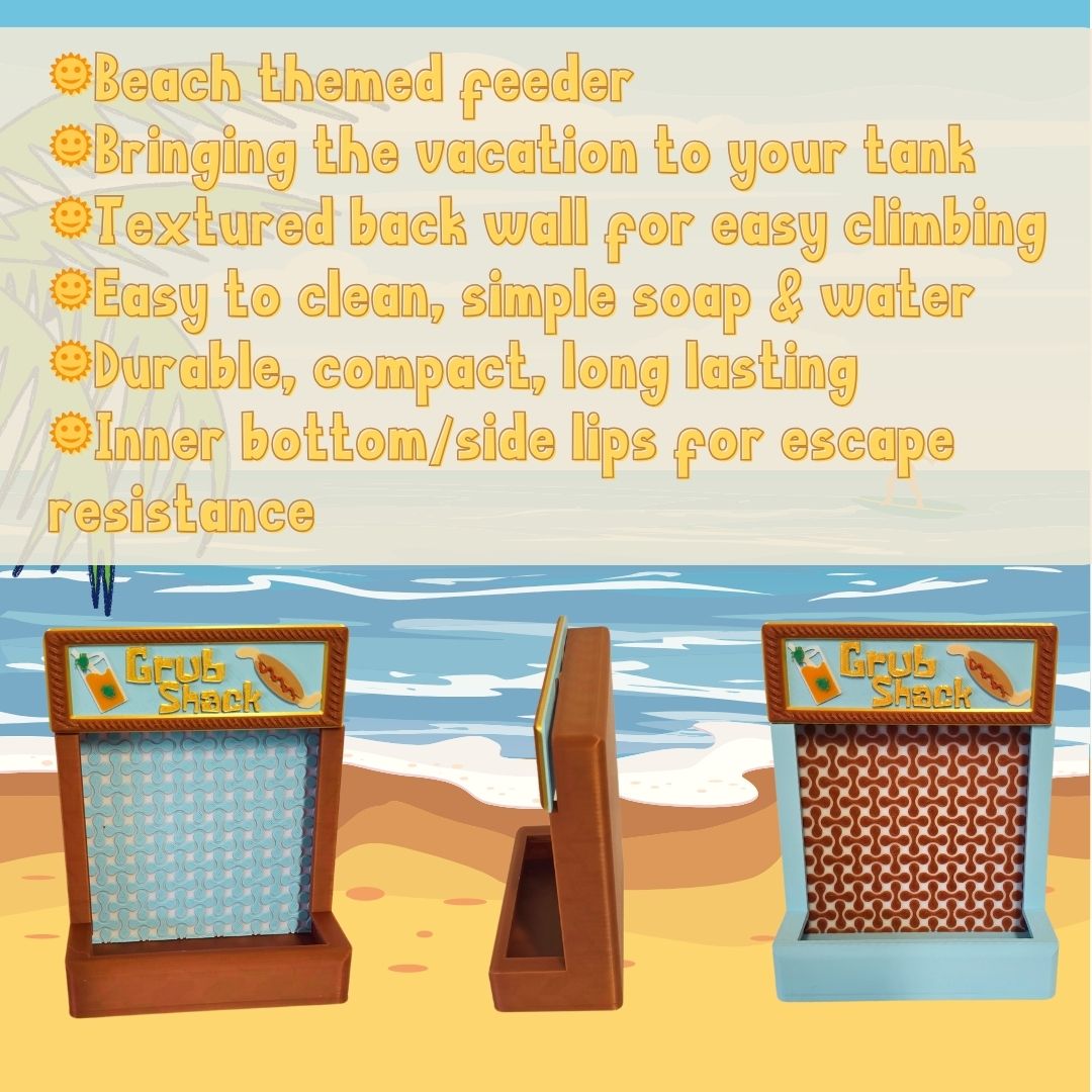 Grub Shack, Recessed Feeder,