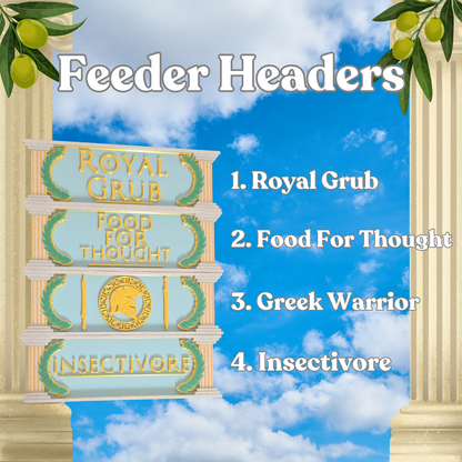 Greek Temple Feeder (Recessed)