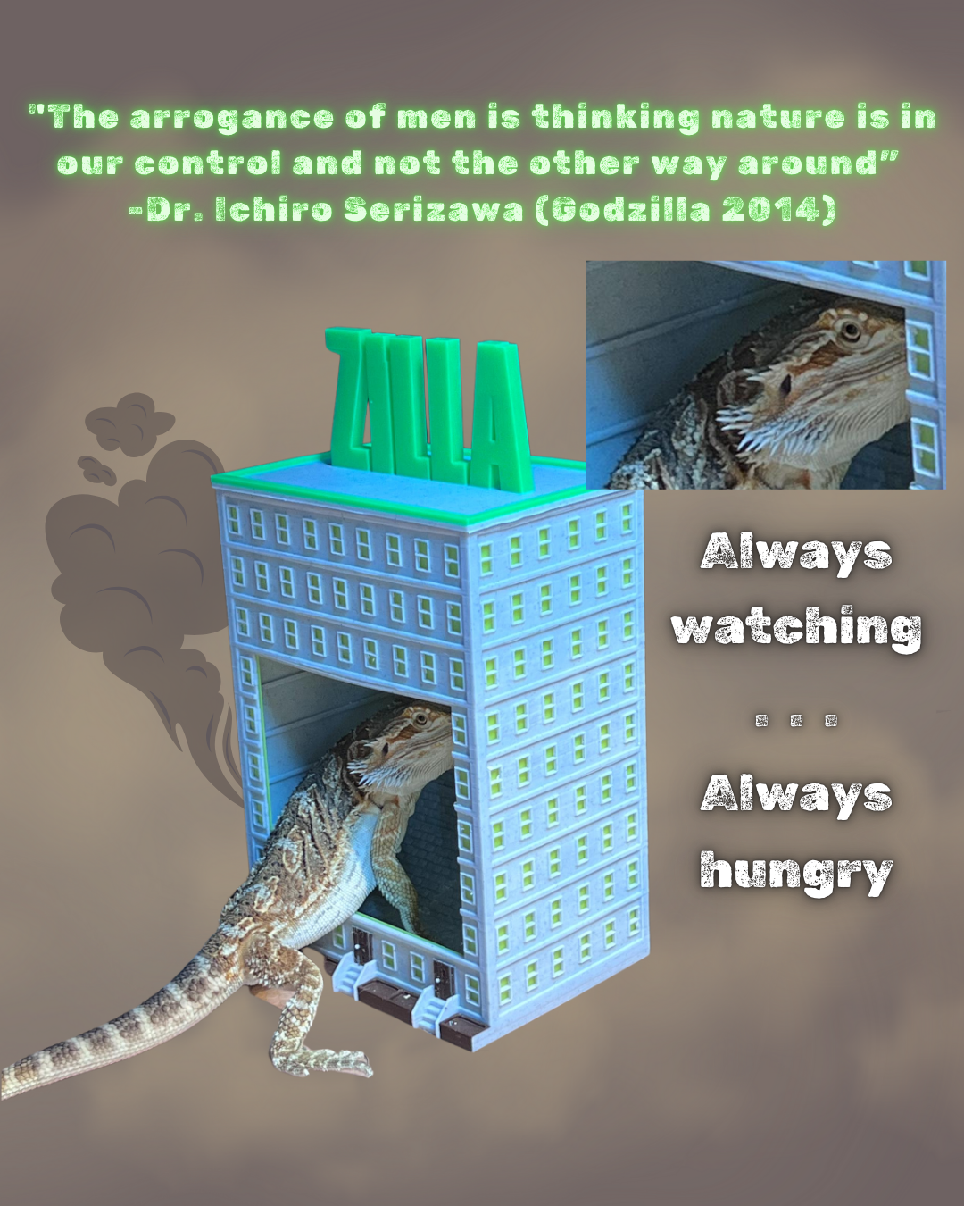 Godzilla Reptile Feeder