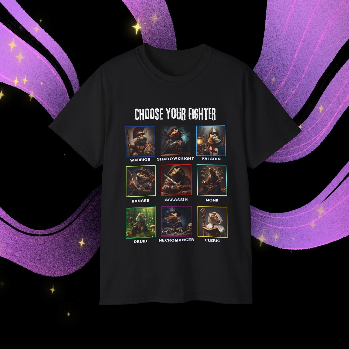 Choose Your Fighter T-Shirt, Bearded Dragon Edition