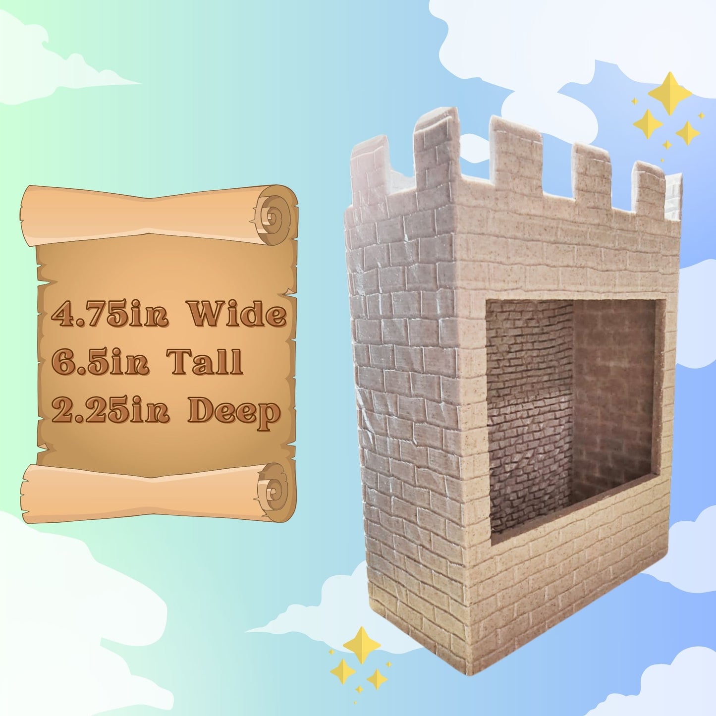 Medieval Castle Feeder for Reptiles