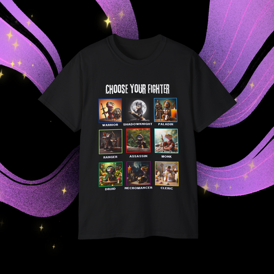 Choose your Fighter T-Shirt, Leopard Gecko Edition