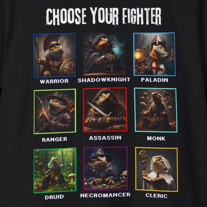 Choose Your Fighter T-Shirt, Bearded Dragon Edition