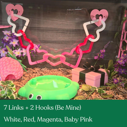 Heart Links reptile climbing enrichment product image